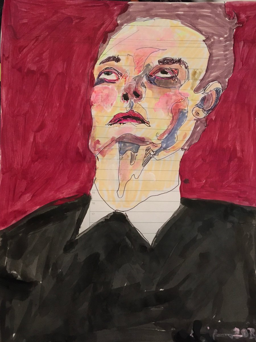 amitallman1's tweet photo. Ami Tallman: the annunciation of Elon
ink and acrylic on paper
12” x 9 inches
#DOGE https://t.co/FjXGd0QLUF