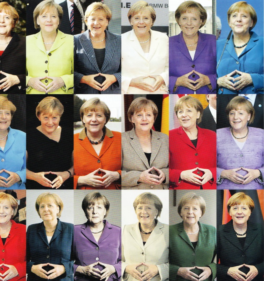 alta_sack's tweet photo. Honestly, I would never have expected that @elonmusk is such a huge fan of former german chancellor Angela Merkel. You know what they say, “Imitation is the sincerest form of flattery that mediocrity can pay to greatness.” #merkelraute https://t.co/1gsqsYv00w