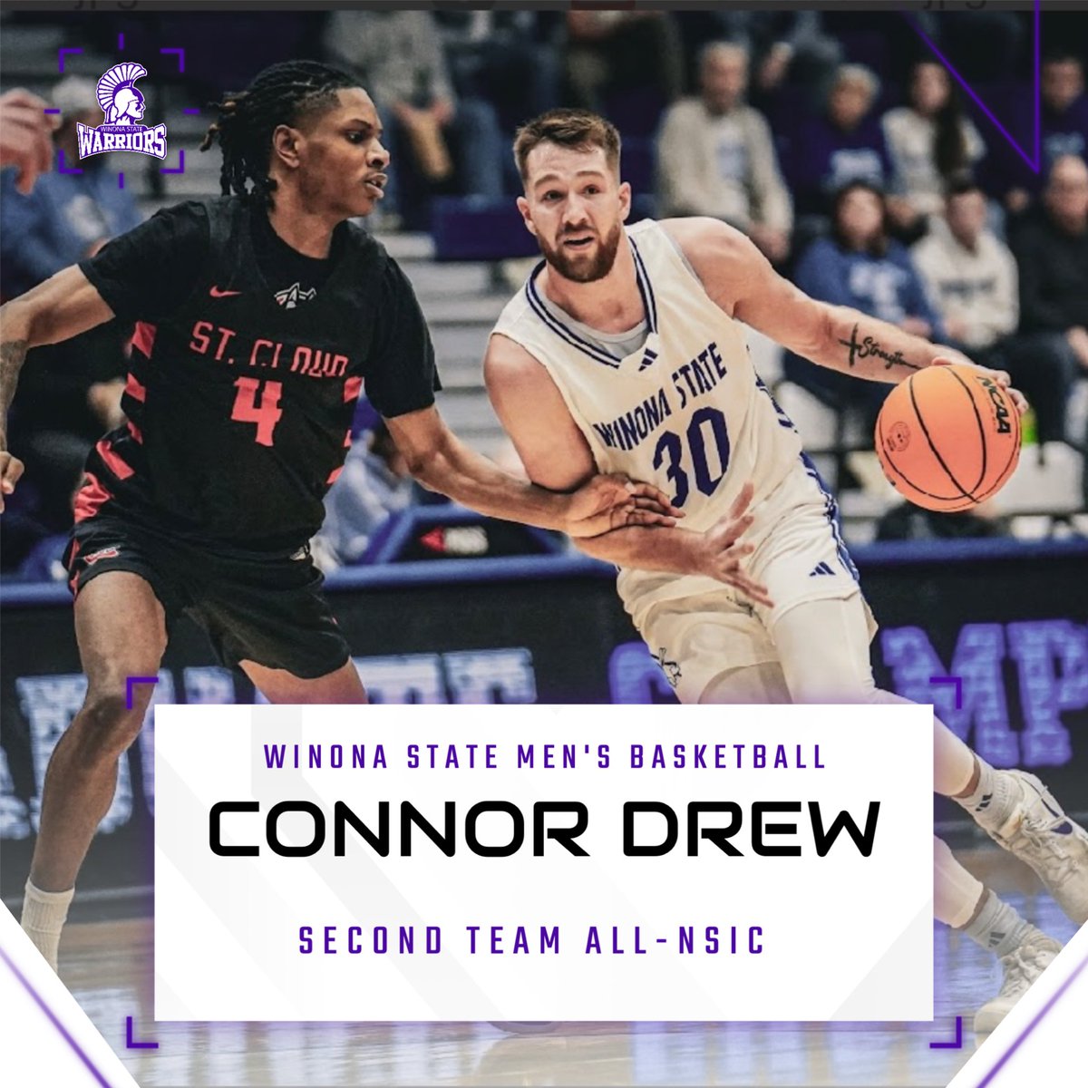 Congratulations <a href="/ConnorDrew23/">Connor Drew</a> on being named NSIC 2nd Team All Conference! #gowarriors