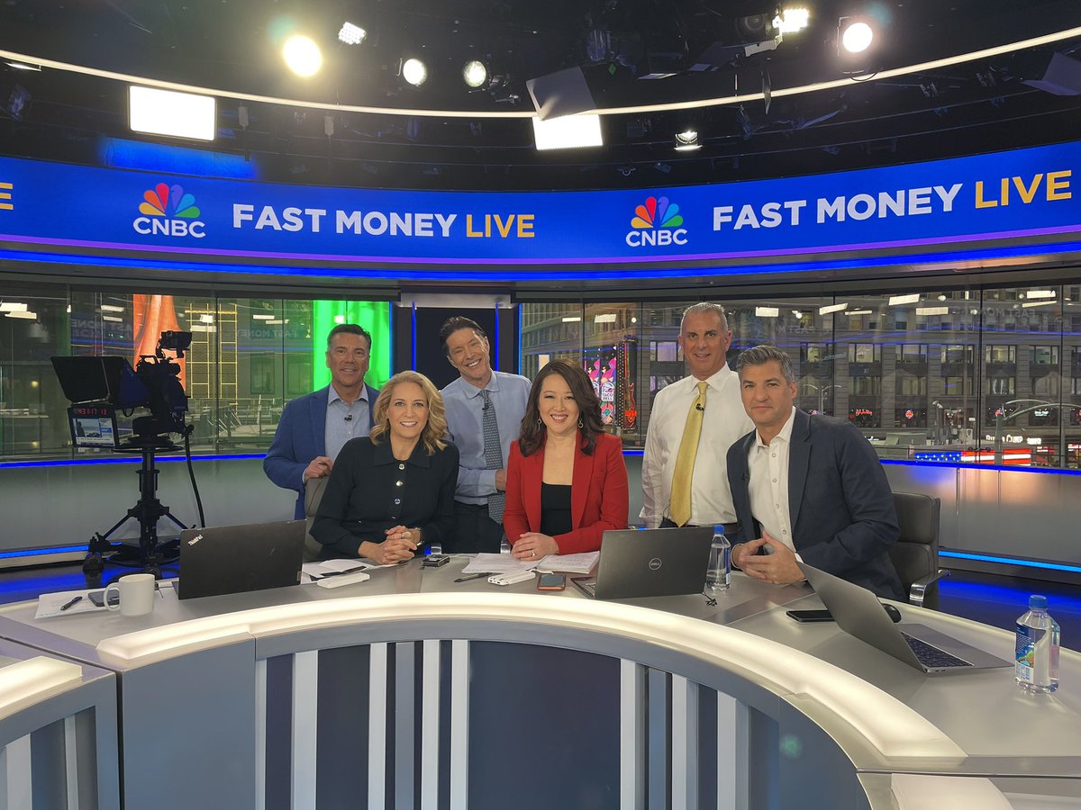 We’re ready for the first ever #FastMoneyLive! We’re so excited for you all to see what we have in store. The whole gang <a href="/MelissaLeeCNBC/">Melissa Lee</a> <a href="/GuyAdami/">Guy Adami</a> <a href="/karenfinerman/">Karen Finerman</a> <a href="/grassosteve/">Steve Grasso</a> <a href="/timseymour/">Tim Seymour</a> and Dan Nathan are here! Tune in at 5PM ET!