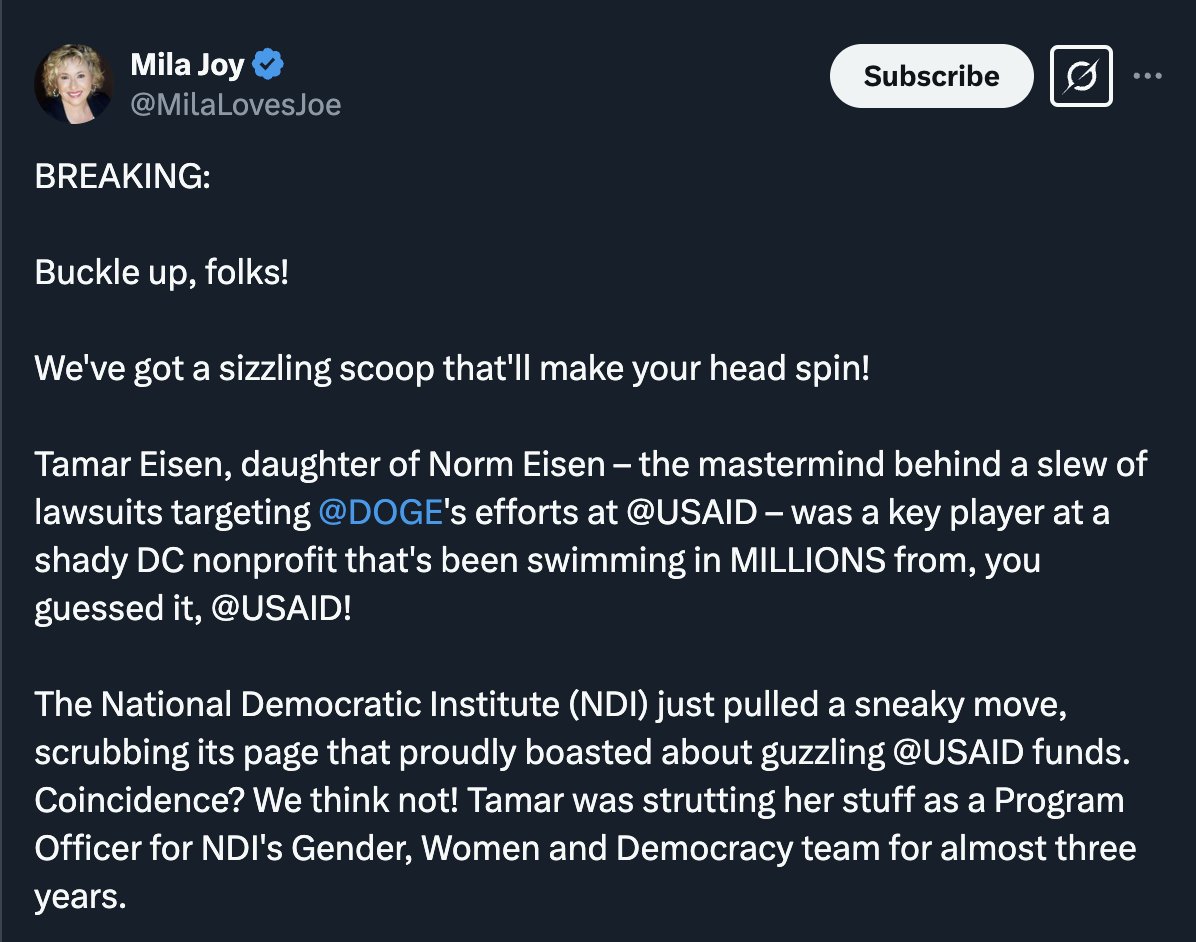 Sam Stein tweet media