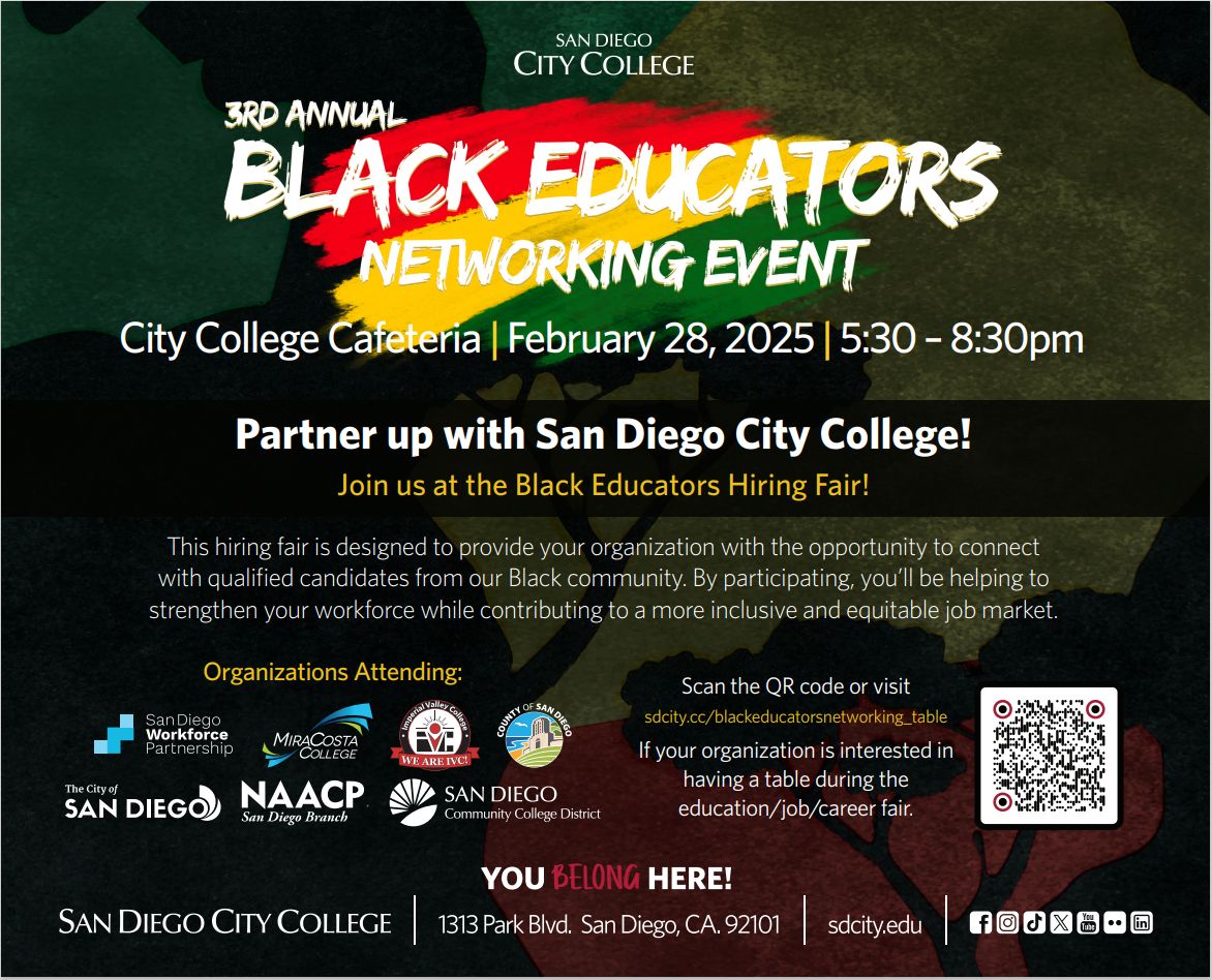 As 🟡⚫️🟢🔴 #blackhistorymonth25 closes tomorrow our #community is thrilled to welcome you, at the 3rd Annual Black Educators Networking Event🟡⚫️🟢🔴!

🎟️Tickets: Scan the QR Code or 🔗visit: eventbrite.com/e/black-educat…

📍🫵🏽😉 #youbelonghere ✨‼️