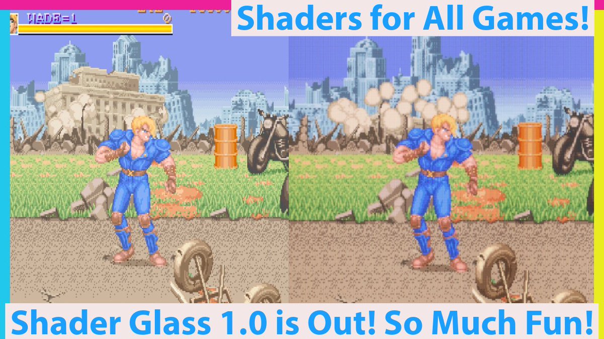 VEsoterica's tweet image. ShaderGlass 1.0 is out and awesome! @mausmoto can apply CRT filters or other filters to any #emulator or your desktop or modern #Steam game...or YouTube...or literally anything! Check it out (vid in reply) #gaming #gamingnews #gaming_news #retrogames