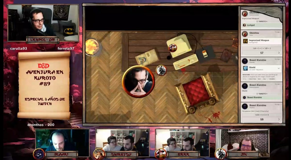 Los cazadores se han enfrentado a un ser omnipresente, su Máster. ¿Como podrán vencerlo?

#twitch #dungeonsanddragons #dnd5e #aventura #yokai #rol