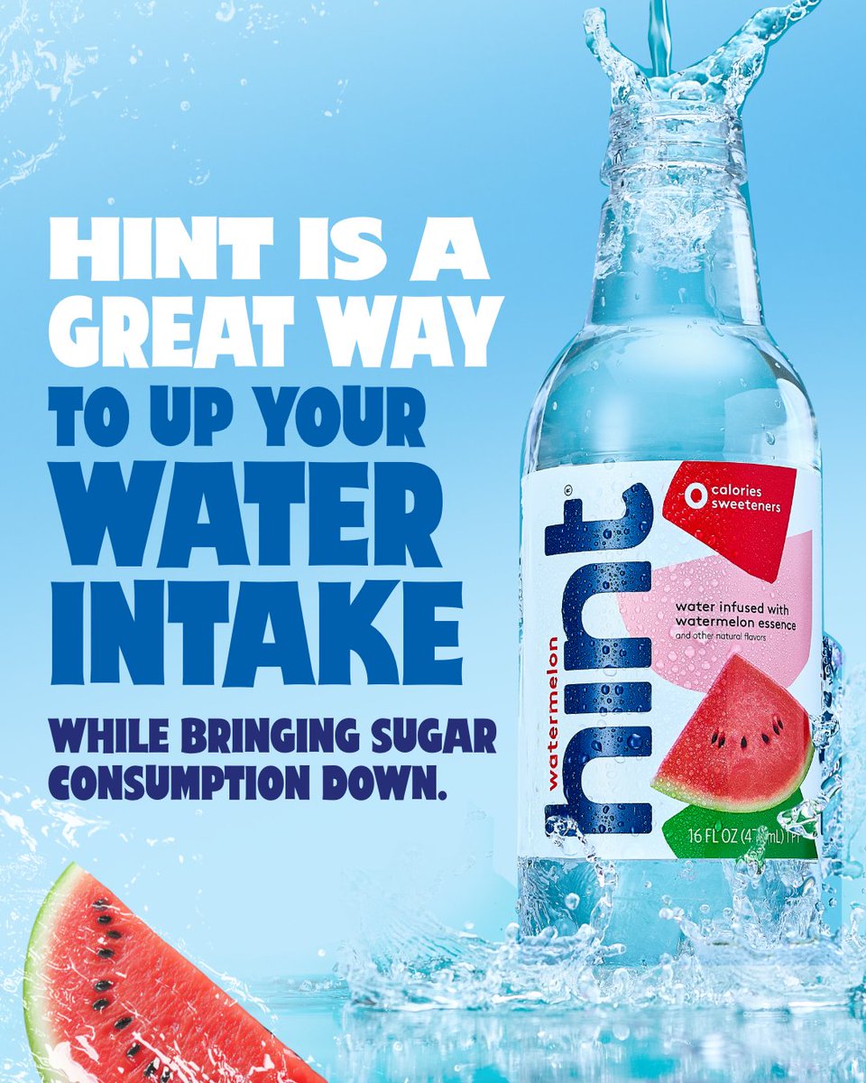 51% of Americans surveyed believe their sugar cravings are actually dehydration in disguise. 🤯 Swipe to see why they’re probably right - and how Hint can help! 💧 #HintWater