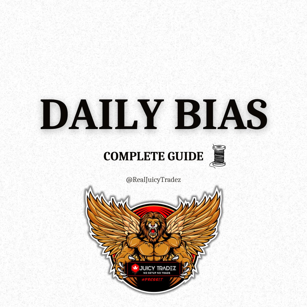 RealJuicyTradez's tweet image. I am 100% sure this will be the last daily bias thread you’ll open on this app.

Everything you need to know about daily bias.

Let’s dive deep!🧵