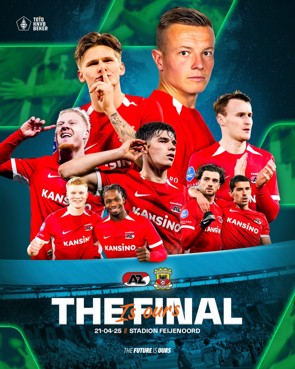 AZAlkmaar's tweet photo. 🔥 𝑻𝑶 𝑻𝑯𝑬 𝑭𝑰𝑵𝑨𝑳!

#AZAlkmaar #heraz #KNVBBeker #TheFutureIsOurs https://t.co/xVE6LW3zWh