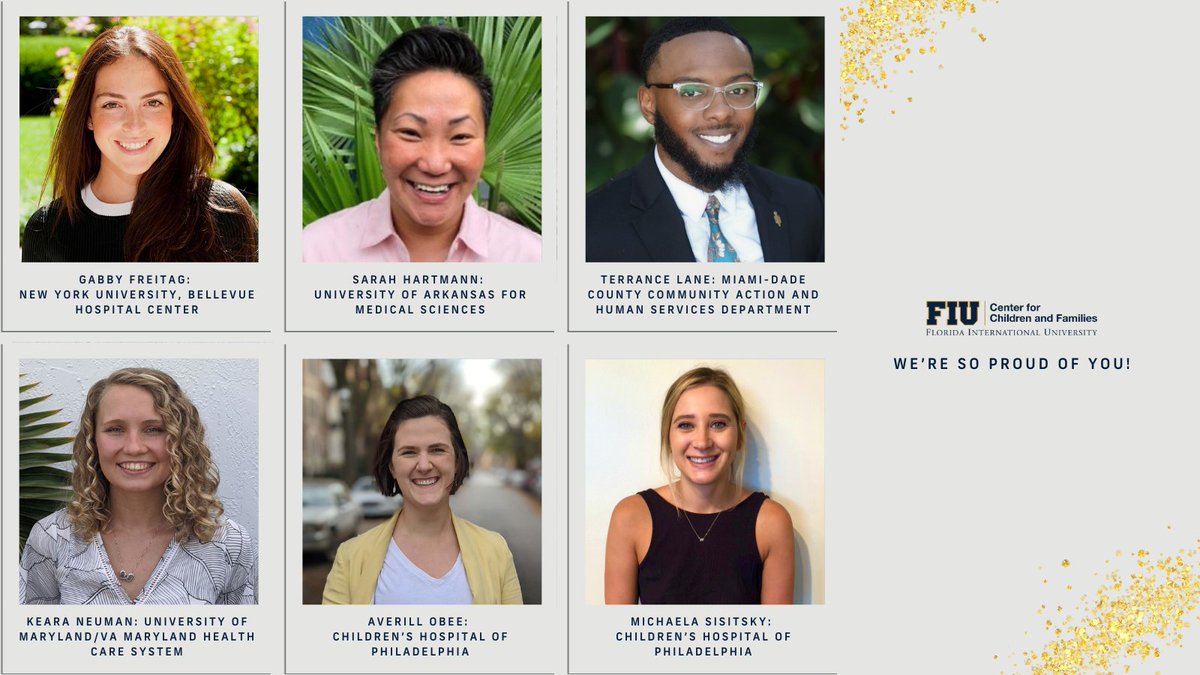 FIU CCF (@fiuccf) on Twitter photo Congrats to Gabby Freitag, Sarah Hartmann, Terrance Lane, Keara Neuman, <a href="/AverillObee/">Averill Obee</a>, and Michaela Sisitsky on their #MatchDay success! 🎉🎊
Wishing them the best as they begin this exciting new chapter! 💙 #CCFProud Congrats to Gabby Freitag, Sarah Hartmann, Terrance Lane, Keara Neuman, <a href="/AverillObee/">Averill Obee</a>, and Michaela Sisitsky on their #MatchDay success! 🎉🎊
Wishing them the best as they begin this exciting new chapter! 💙 #CCFProud
