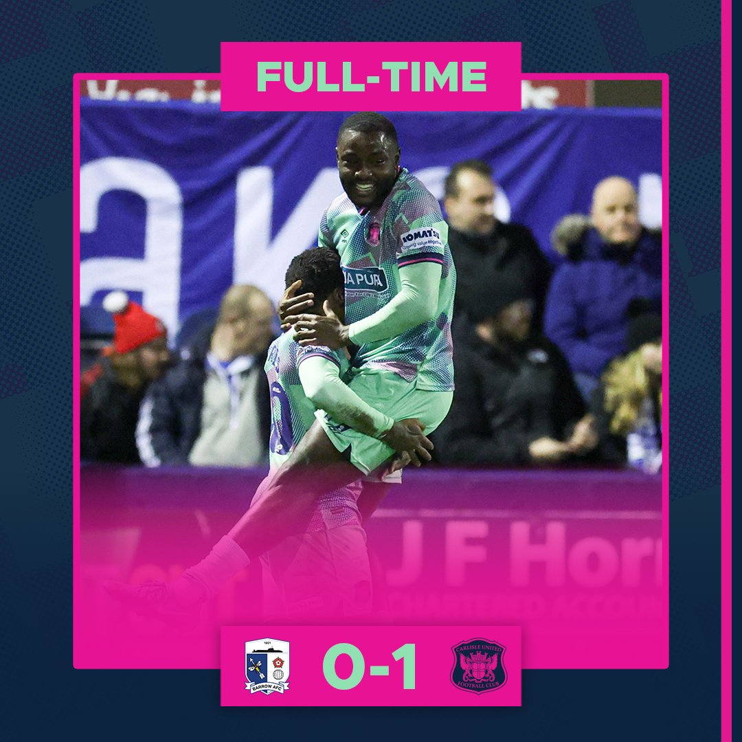 Six points against Barra this season! 😉