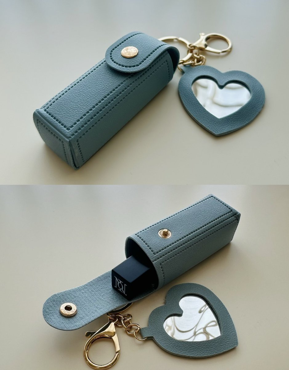 keilovejin1030's tweet image. 推し色のリップケース🩵
キーホルダーになっててカバンにつけられるし
鏡付きだから、メイクポーチに入れて持ち歩く
よりさっと取り出せて便利〜✨

#Number_i #神宮寺勇太 #iLip