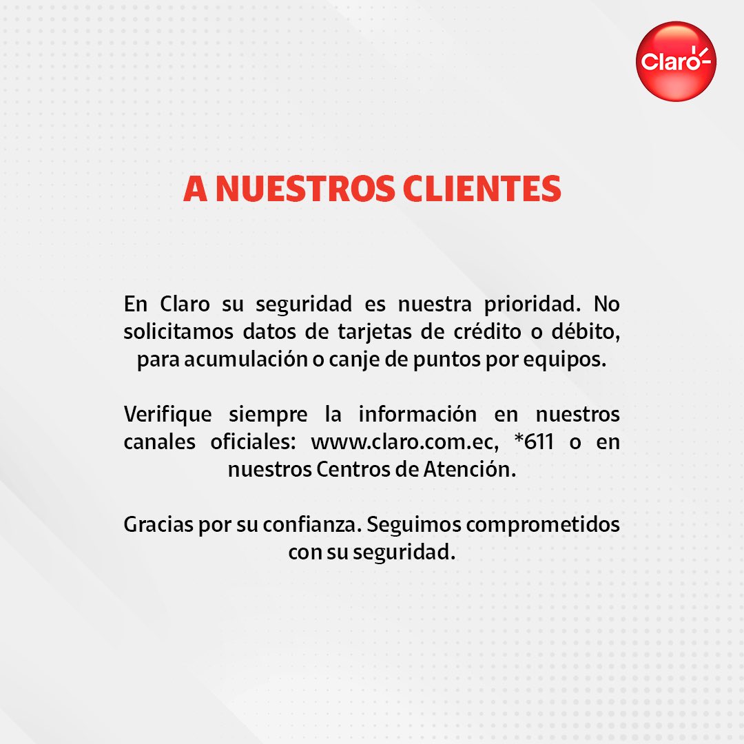 Claro Ecuador (@claroecua) on Twitter photo 