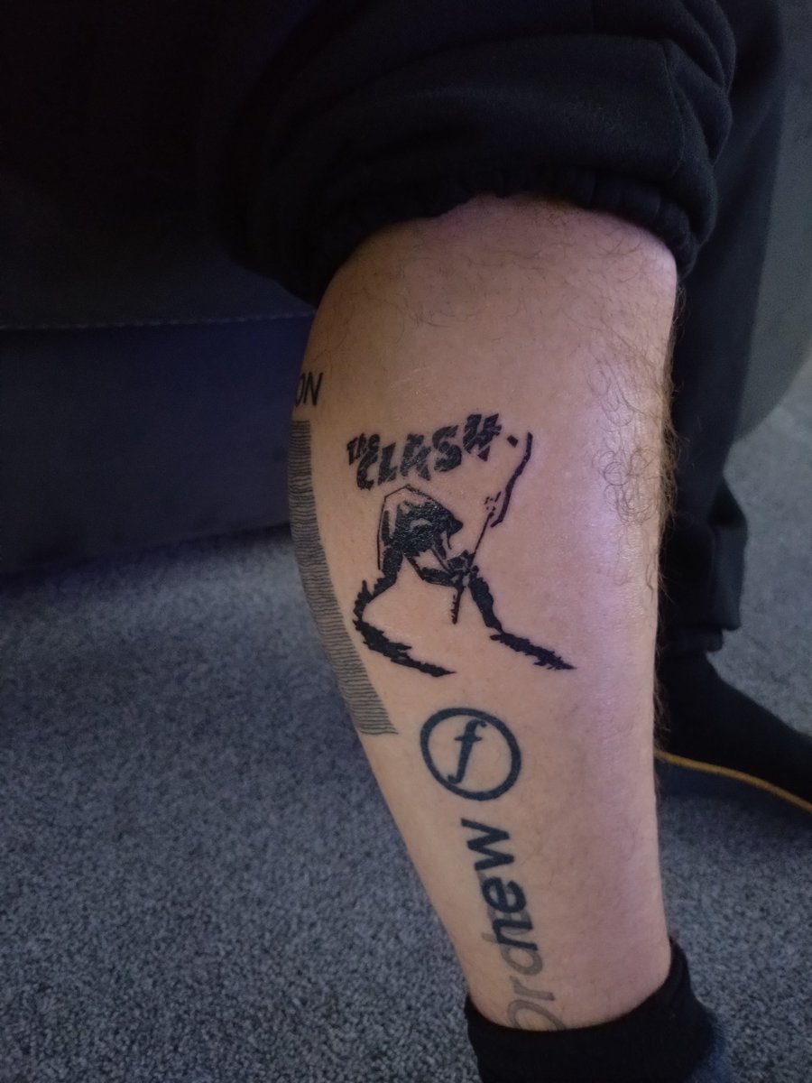 Had a <a href="/TheClash/">The Clash</a> tattoo 👊👍👌🎶🎶