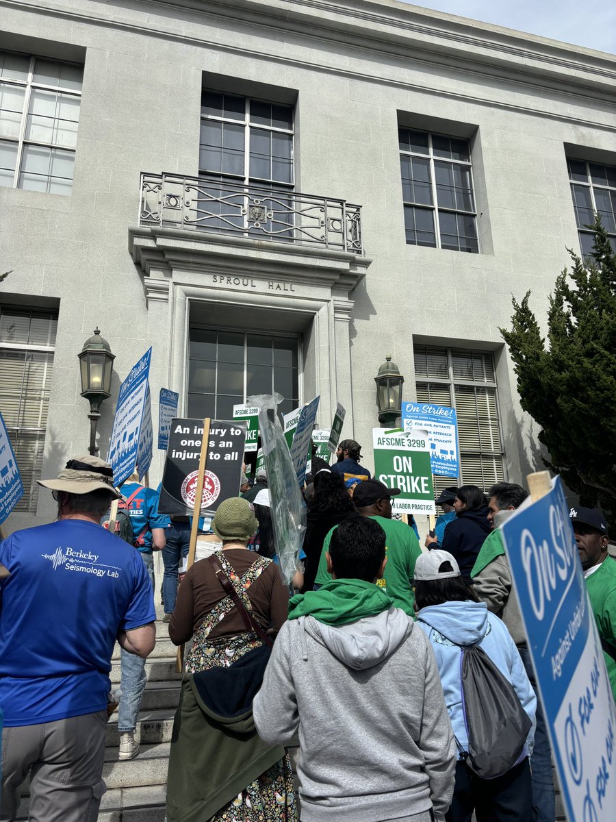 standing in solidarity with <a href="/afscme3299/">AFSCME Local 3299</a> at UCB!