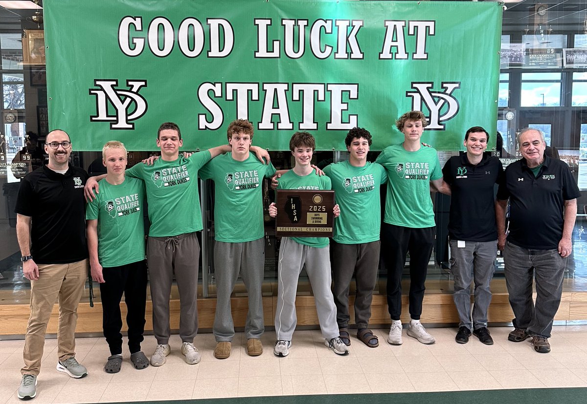Boys’ Swim and Dive
State Send Off
Good luck to our swimmers and diver this weekend!
Go Dukes!

Boys’ Swim and Dive Tickets on GoFan: gofan.co/event/3234598?…