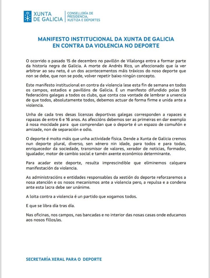 ccvedrunaou's tweet image. 🙅#NON á violencia no #DEPORTE
☮️#Respecto tanto dentro como fóra da pista