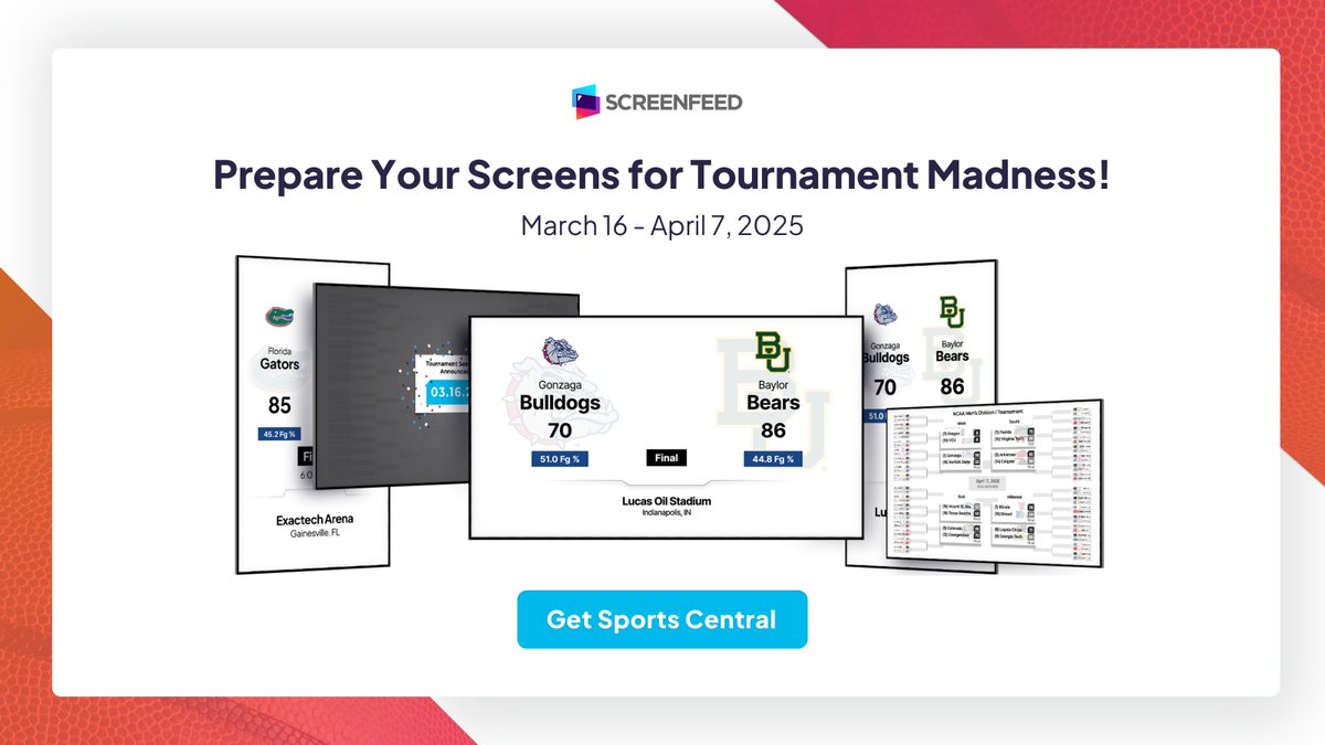 Screenfeed Content (@screenfeed) on Twitter photo Brackets, buzzer beaters, and upsets - oh my! π Spring basketball madness is nearly here. Exciting, limited-time scores and bracket coverage are available NOW in the Sports Central app. Subscribe to Sports Central β‘οΈ hubs.ly/Q038H8qJ0 Brackets, buzzer beaters, and upsets - oh my! π Spring basketball madness is nearly here. Exciting, limited-time scores and bracket coverage are available NOW in the Sports Central app. Subscribe to Sports Central β‘οΈ hubs.ly/Q038H8qJ0