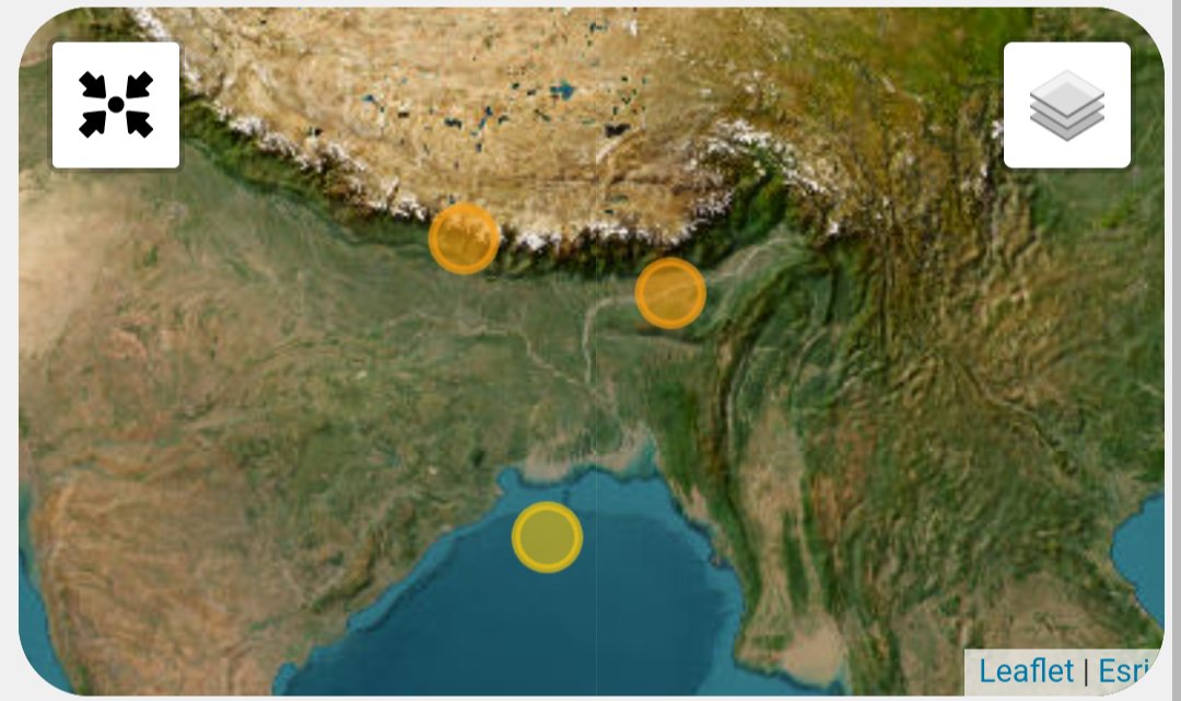 Seismic activity in the region 🤔
25th Feb: Mw 5.3 (Bay of Bangal)
26th Feb: Mw 5.3 (Sikkim, India)
27th Feb: Mw 5.5 (Sindhupalchowk, Nepal)