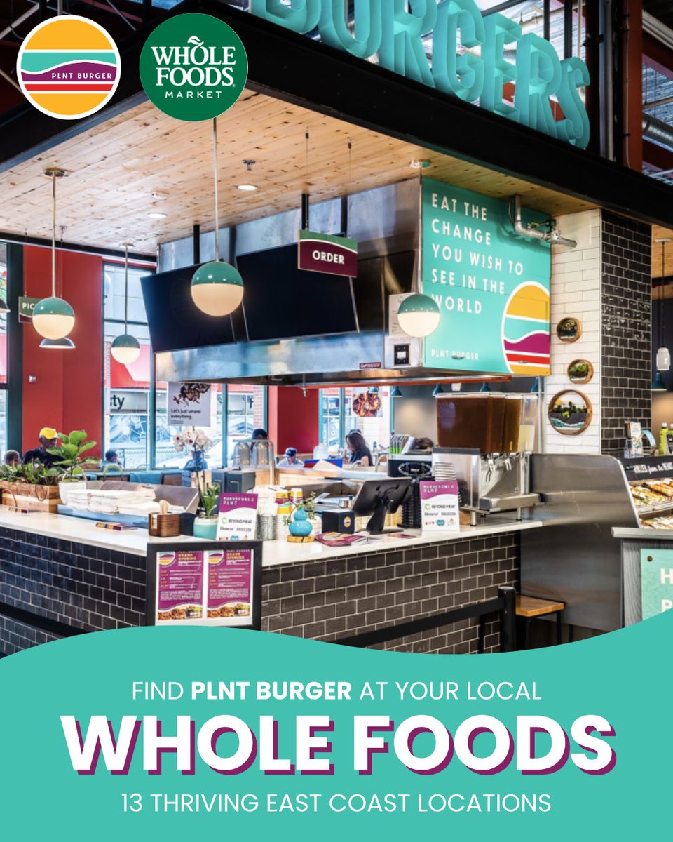 PLNT Burger is making plant-based fast food more accessible than ever with our Whole Foods Market kiosk partnership! More PLNT burgers, into more hands, faster. Now, that’s a recipe for growth!

Invest today!👇
bit.ly/4hEQwpI

#regcf, #startengine, #veganfastfood