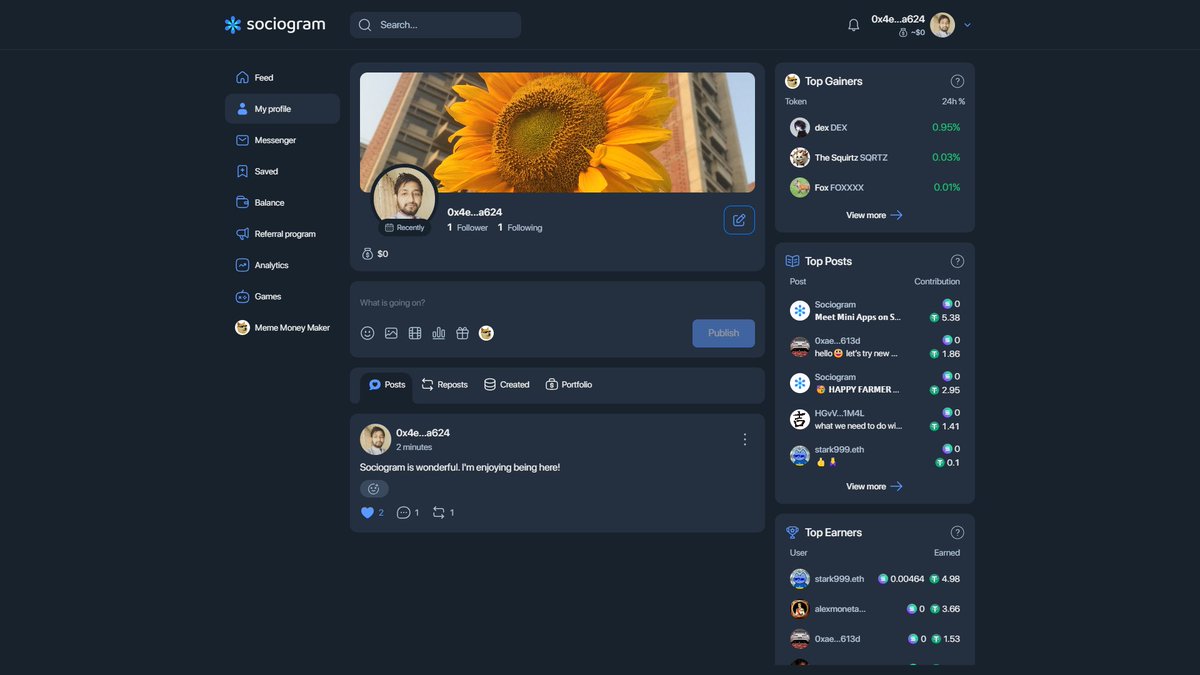 RockibH's tweet photo. @SociogramSocFi  just launched on $SOL, follow me on web3 social media https://t.co/tlARB8gpRq https://t.co/TnK0uyGMGM