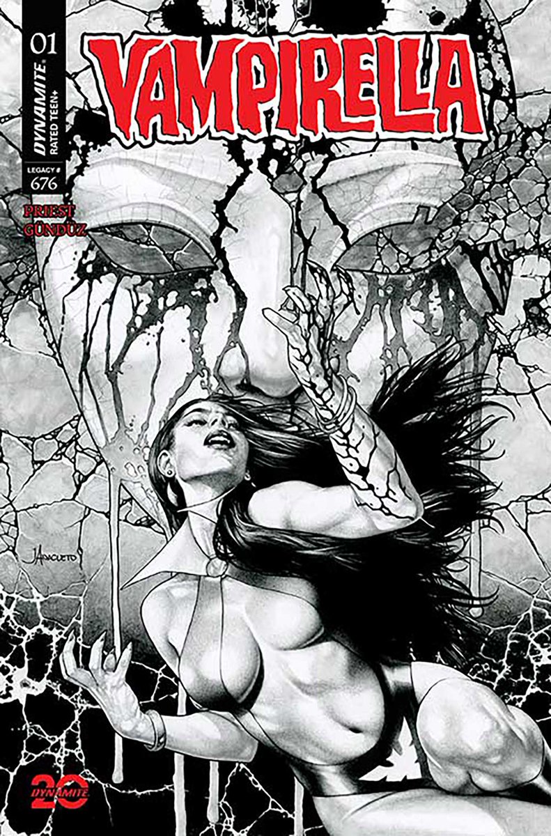 DynamiteComics's tweet photo. Monday is the Final Order Cutoff for Vampirella V6 #1 from Christopher Priest and Ergun Gunduz. Look for the cover by Jay Anacleto. Also available in Virgin, Virgin B&W and B&W.
#vampirella #christopherpriest #ergungunduz #jayanacleto
https://t.co/e0T72Vd0Q4 https://t.co/n69NIMOgrb