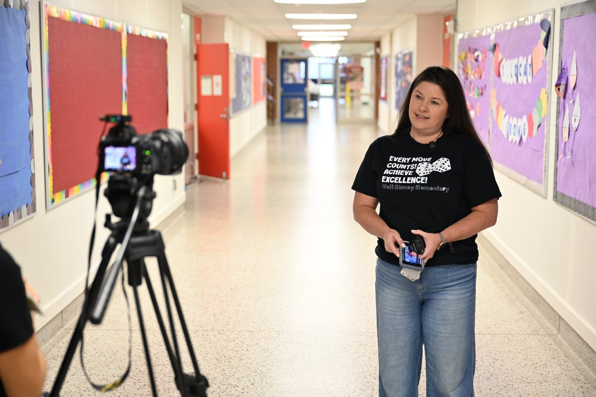 Region4ESC's tweet photo. Today, Region 4 had the privilege of visiting Walt Disney Elementary in @AlvinISD, a school recently impacted by a tornado that forced students and staff to relocate. Thanks to community support—including donations from Region 4—they're rebuilding with resilience. Full story soon! #R4Proud
