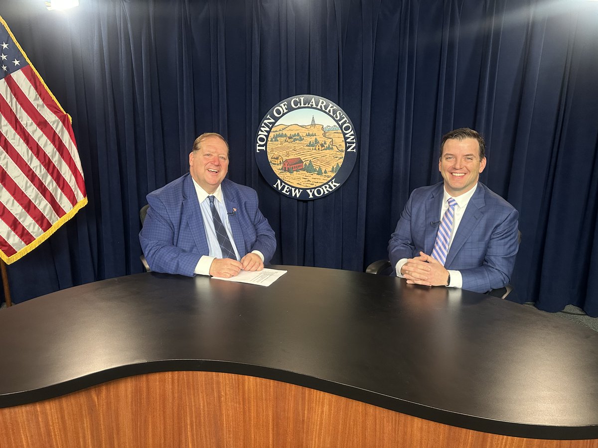 Great to take some time this morning to catch up with Clarkstown Supervisor George Hoehmann on his local TV show. I look forward to continuing to work together to improve our local roads and infrastructure.