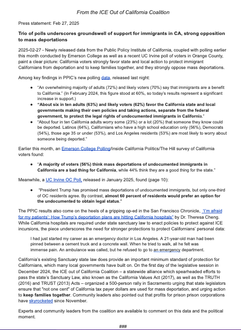 ICE out of CA tweet media