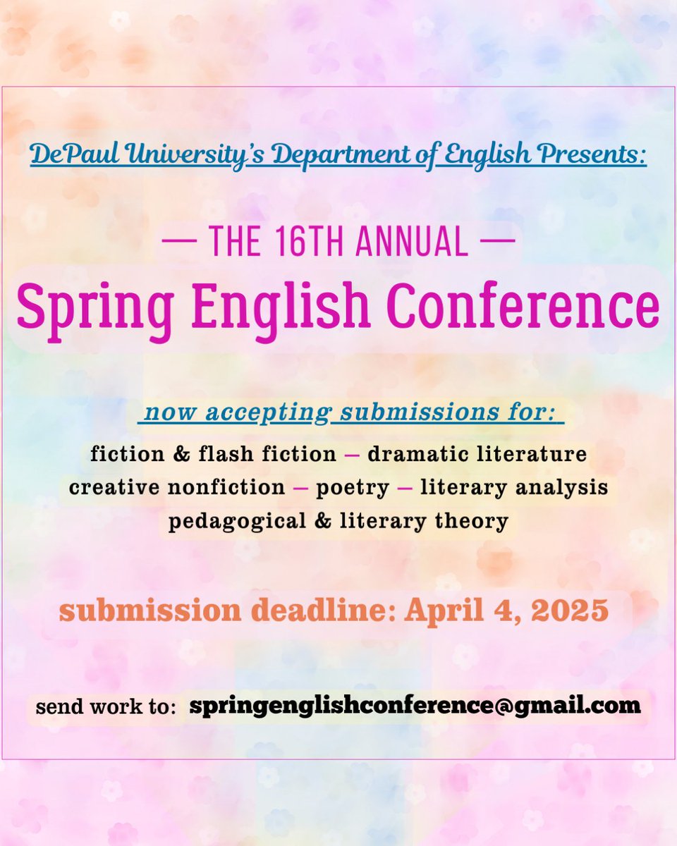 DePaul English tweet media