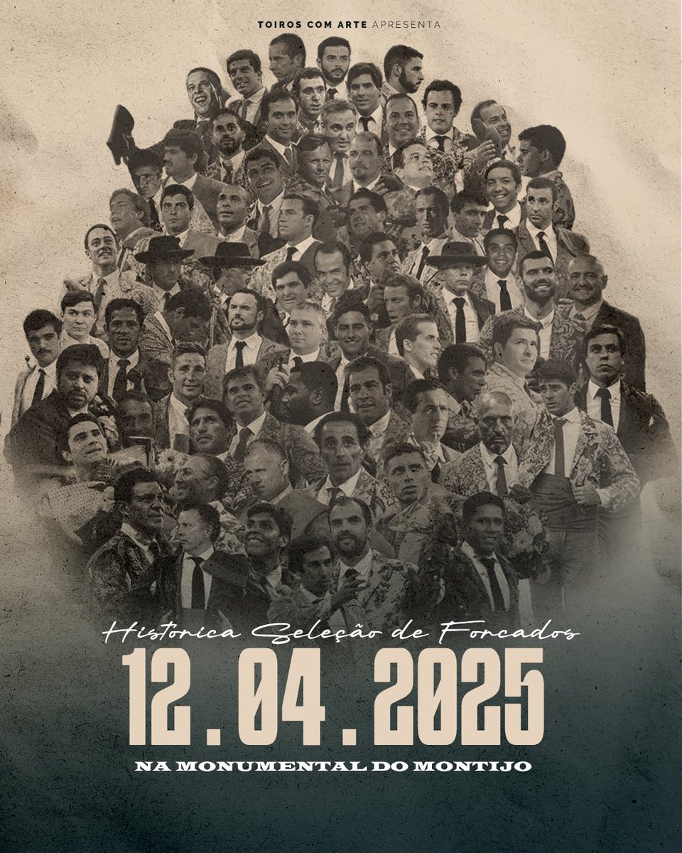 💪 Seleção de Forcados para o Regresso de Diego Ventura! 

🤜🤛 No dia 12 de abril, a Monumental do Montijo recebe um momento único! Para pegar os 6 toiros desta grande corrida, estará em praça uma Seleção de Forcados composta por elementos de 25 Grupos de Forcados! 💪🐂