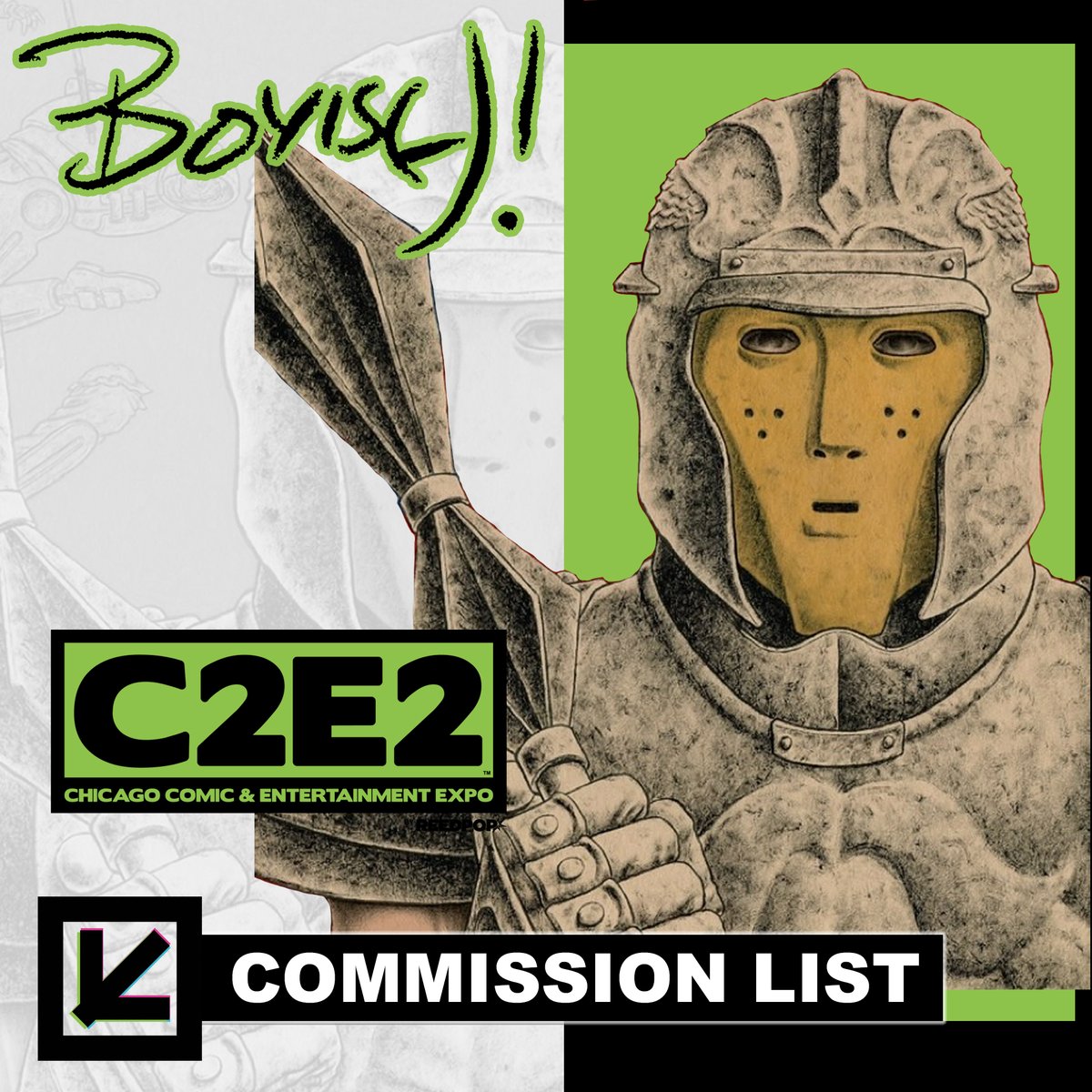 Now available: <a href="/boyishdeath/">Noah Bailey</a> commissions! 

This corresponds with his appearance at <a href="/c2e2/">C2E2</a> but worldwide mail order is available.     

For details and to purchase, visit the link here:
kineticcollectibles.com/products/noah_…
