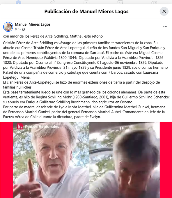 robertoalexf's tweet photo. A este primito de doña @evelynmatthei el municipio de Rio Bueno le arrienda una escuela para que duerman migrantes que trabajan en su empresa (todos venecos). Es como el marido de doña Evelyn, dueño de la Copec, misma empresa que trabaja con puros venecos. Así son las mafias...😏 https://t.co/Vk9YcH8hbf