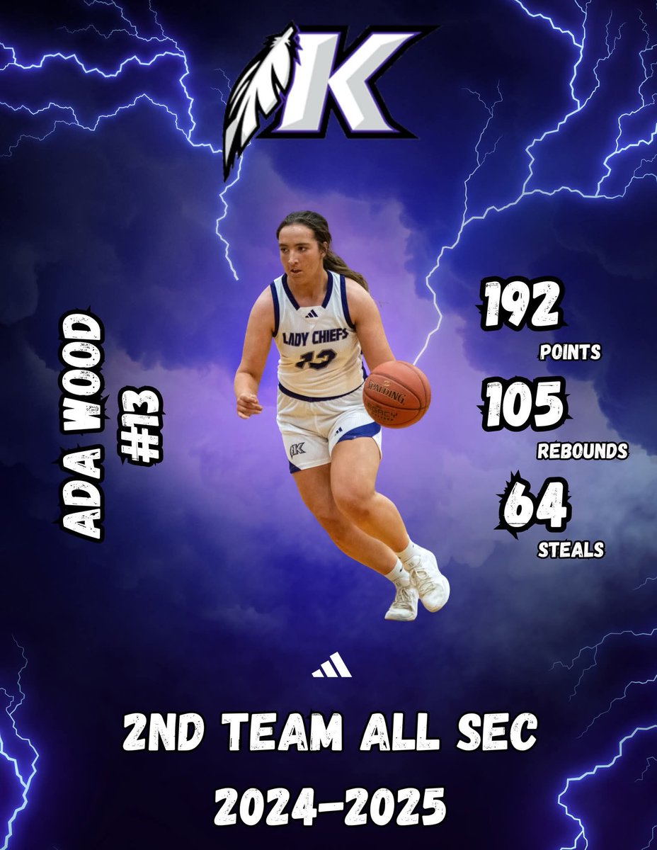 Congrats <a href="/ada_wood4/">Ada Wood</a> for being selected to the 2nd Team All SEC!