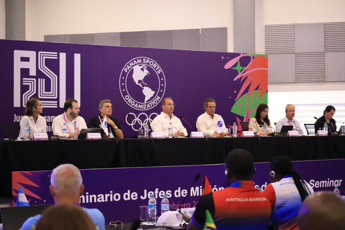 🇵🇾🔥 ¡Asunción, epicentro del deporte continental!

Damos la bienvenida a los representantes de los 41 países que participarán en los Juegos <a href="/asu2025Oficial/">ASU2025</a>  <a href="/PanamSports/">Panam Sports</a> quienes se reúnen en nuestra capital para el Seminario de Jefes de Misión. Este encuentro es clave para la