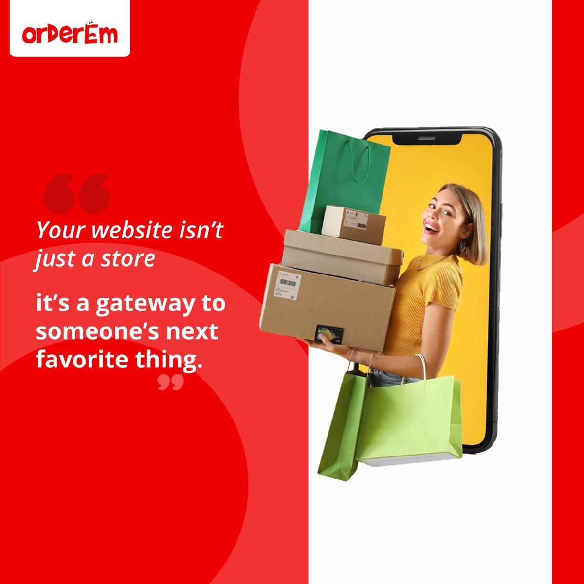 OrderEmApp's tweet image. Your website isn’t just a store—it’s where dreams meet reality. 🌟 It’s not just about selling products, it’s about offering the perfect find that turns into someone’s new favorite thing. 💫