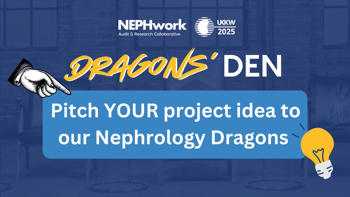 📢 Trainee Nephrologists - The NEPHwork Dragons are ready for your pitches!📢

🫵Have an audit/research question that needs answering on a national scale? Your proposal could be the next nationwide project!

Find out more: ow.ly/BqKx50V47Ni
 
🐉Dragon reveal coming soon!🤫