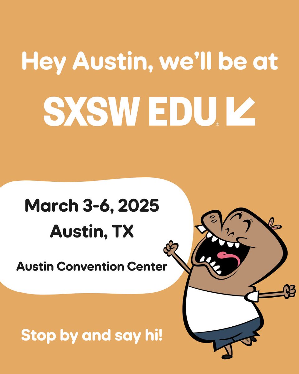 mrswordsmith_'s tweet image. Hey Austin 👋 Come see us at @sxswedu - stop by our booth to say hi and check out all of our awesome literacy tools! We can&apos;t wait to see you🤩 

P.S you can still register if you haven&apos;t already &amp;gt; ow.ly/iT8W50V5ZTs
#SXSW2025 #LiteracyTools #TeachersOfAustin #EdTech