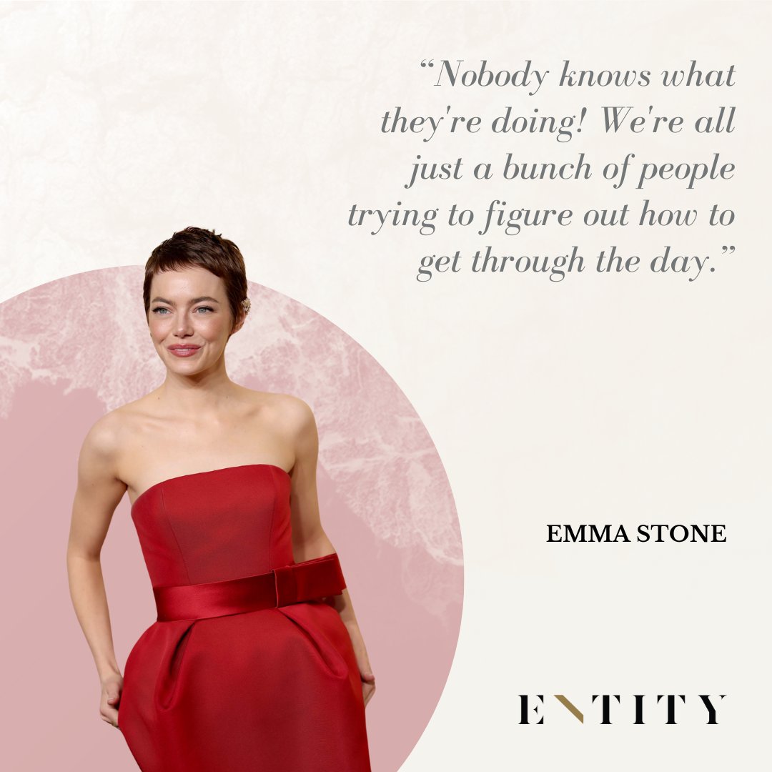 And if "figuring it out" means shaving your head for Bugonia, debuting a striking pixie at the #GoldenGlobes, and owning every moment, we’d say she’s doing just fine. 🔥 What do we think of this bold new era? 👇

#EmmaStone #Bugonia #GoldenGlobes #CelebrityCrush
