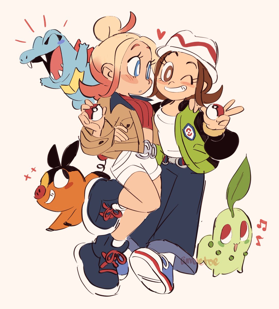 mietita's tweet image. HAPPY POKEMON DAY THE GIRLIES ARE SO CUUUUUUUTE