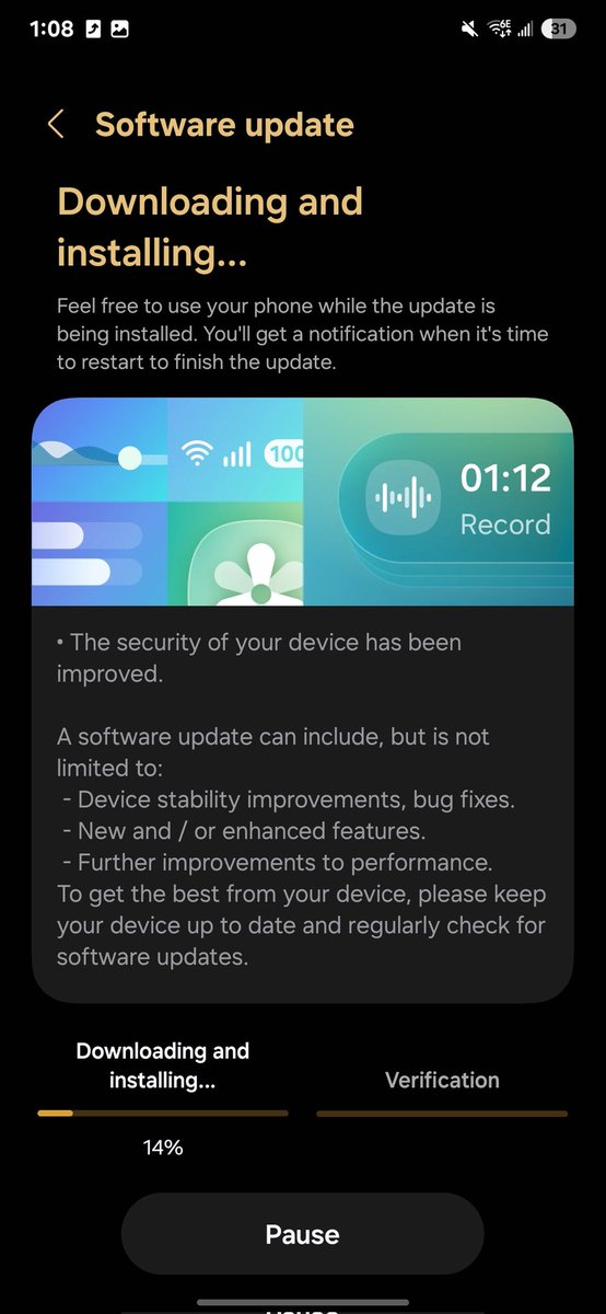 TheTechKitchen's tweet image. One UI 7 🔥