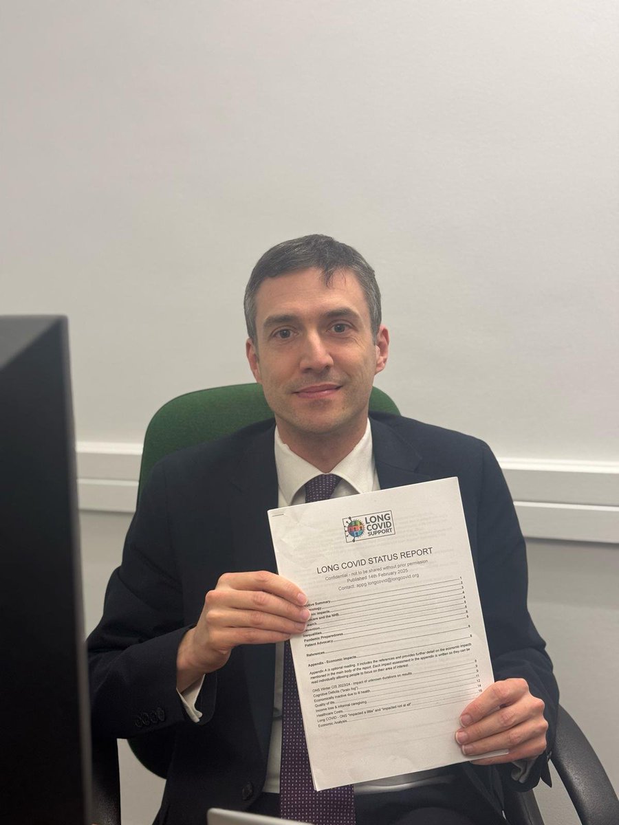 Earlier this week, I attended the All-Party Parliamentary Group on Long Covid, where Long Covid Support presented a report; among the numerous recommendations, it called on the government to provide additional funding to research the effects of Long Covid,