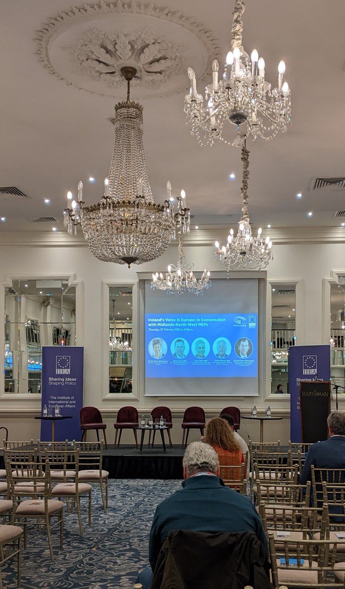 Karen Duffy (@duffykaren4) on Twitter photo Looking forward to learning more about #Politics in the #EuropeanUnion from some of our #Irish MEPs <a href="/the_hardiman/">The Hardiman</a> #galway this evening.
<a href="/MariaWalshEU/">Maria Walsh MEP</a> <a href="/ciaranmullooly/">Ciaran Mullooly MEP</a> <a href="/OFlynnATU/">Orla Flynn</a> <a href="/GalwaySocAndPol/">Politics&Sociology</a> @cowenbar Looking forward to learning more about #Politics in the #EuropeanUnion from some of our #Irish MEPs <a href="/the_hardiman/">The Hardiman</a> #galway this evening.
<a href="/MariaWalshEU/">Maria Walsh MEP</a> <a href="/ciaranmullooly/">Ciaran Mullooly MEP</a> <a href="/OFlynnATU/">Orla Flynn</a> <a href="/GalwaySocAndPol/">Politics&Sociology</a> @cowenbar
