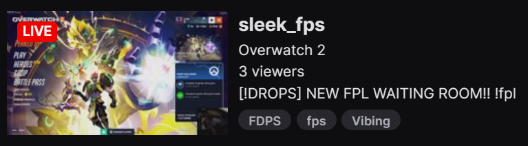 time to get silly :) 

twitch.tv/sleek_fps