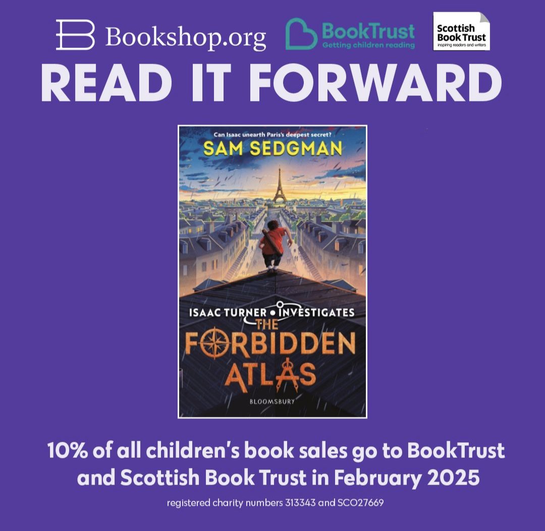 Sam Sedgman (@samuelsedgman) on Twitter photo Order 'The Forbidden Atlas' from <a href="/bookshop_org_UK/">Bookshop.org</a> and you'll support <a href="/scottishbktrust/">Scottish Book Trust</a> who brought me to Scottish schools this week! Plus, you'll also be supporting indie bookshops 📚🧭🏴🙏
uk.bookshop.org/p/books/the-fo… Order 'The Forbidden Atlas' from <a href="/bookshop_org_UK/">Bookshop.org</a> and you'll support <a href="/scottishbktrust/">Scottish Book Trust</a> who brought me to Scottish schools this week! Plus, you'll also be supporting indie bookshops 📚🧭🏴🙏
uk.bookshop.org/p/books/the-fo…
