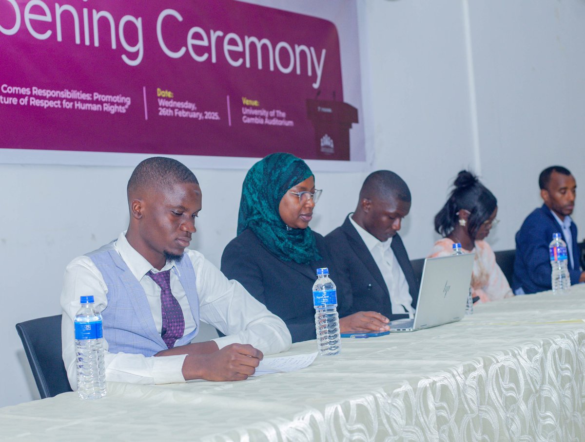 As President of <a href="/utg_da/">University of The Gambia Debate Association(UTGDA)</a>, I had the honor to be part of launching the 2nd Edition of the National Human Rights Debate Championship, aimed at improving skills and amplifying young voices on human rights issues.

Special thanks to <a href="/theANEKED/">A.N.E.K.E.D</a> for their support.