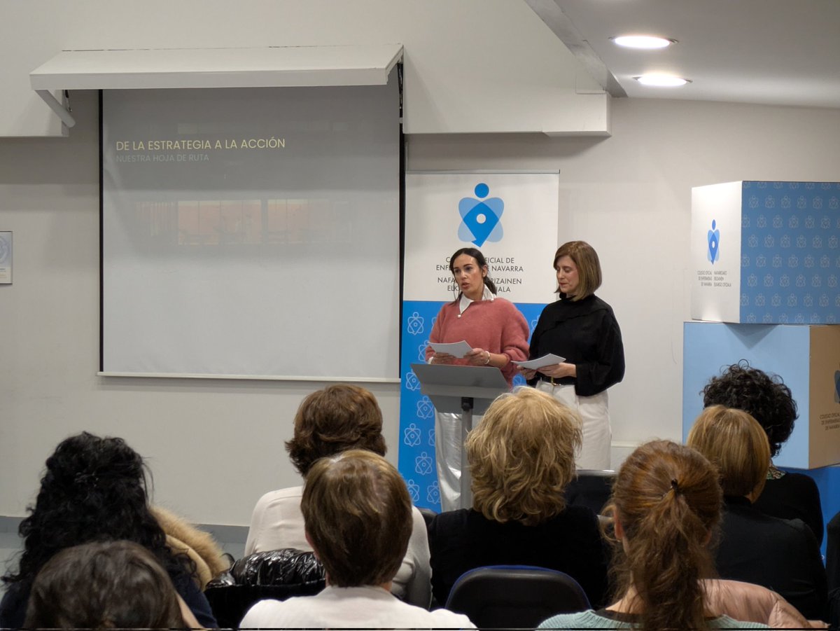 Ruth Plaza e Idoia Pardavila detallan cómo se ha elaborado la Estrategia de #Investigación de #COENAV.