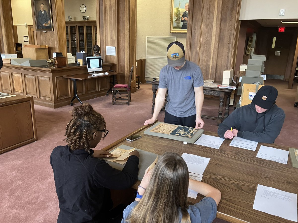 Will Mari (@willthewordguy) on Twitter photo Always enjoy taking my students to <a href="/lsulibraries/">LSU Libraries</a> <a href="/WhatintheHill/">LSU Special Collections</a> — in this case, my World War II propaganda students from the <a href="/LSU_Honors/">Ogden Honors College</a> :) Always enjoy taking my students to <a href="/lsulibraries/">LSU Libraries</a> <a href="/WhatintheHill/">LSU Special Collections</a> — in this case, my World War II propaganda students from the <a href="/LSU_Honors/">Ogden Honors College</a> :)