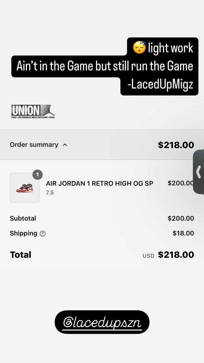 iamMIGZ23's tweet photo. @SOLELINKS 🫡 https://t.co/O8gigU5Mub