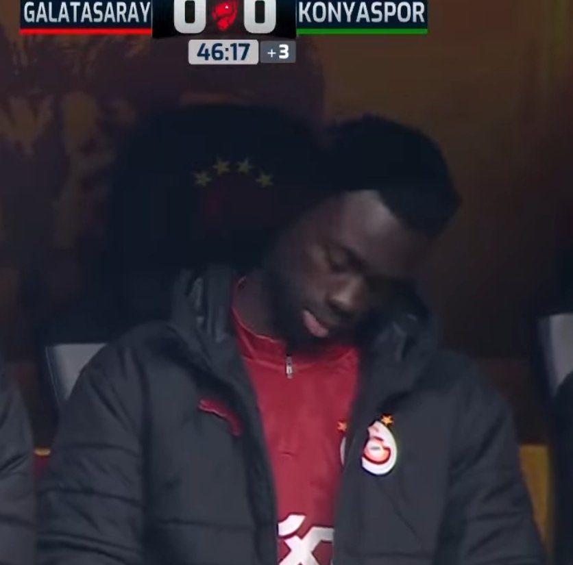 TrollFootball's tweet photo. Bro fell asleep watching Galatasaray play football. https://t.co/CeuzJ5ToOd