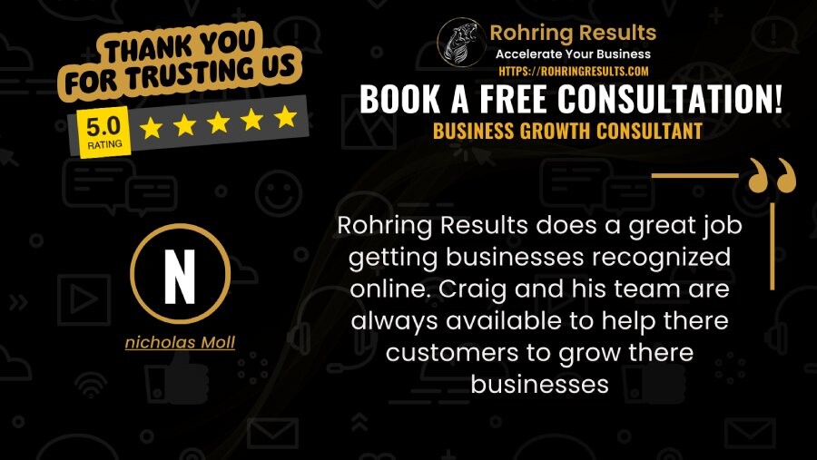 Get recognized online with expert strategies!
We specialize in business growth consulting to help businesses increase visibility, attract customers, and establish a strong digital presence.

📞 305-330-6054 | 🌐 RohringResults.com

#BusinessGrowthConsultant #RohringResults