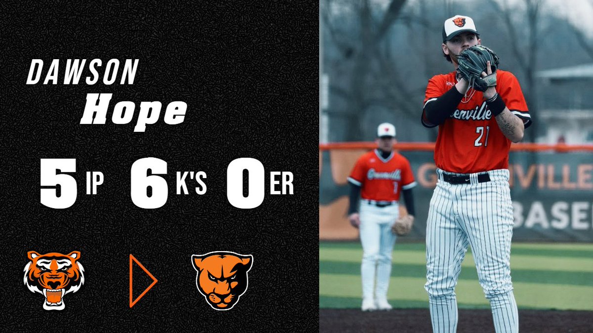 David Birkby (@david_birkby) on Twitter photo 2022 <a href="/Rawlings_Tigers/">Rawlings Tigers</a> Alum Dawson Hope goes 5 scoreless in his last start to lead Greenville University to a 7-6 W! 2022 <a href="/Rawlings_Tigers/">Rawlings Tigers</a> Alum Dawson Hope goes 5 scoreless in his last start to lead Greenville University to a 7-6 W!